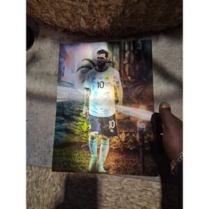 LIONEL MESSI 3 IN ONE 3D LENTICULAR EFFECT POSTER.
